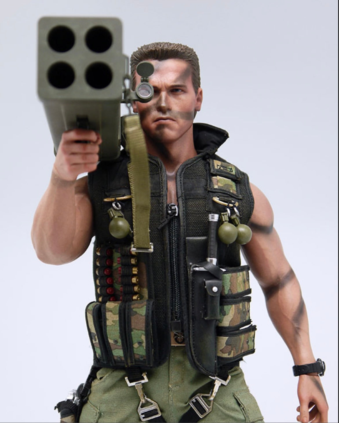 Matrix Commando Model Hot toys MMS276 Commando John Matrix 1/6 Scale Collectible Figure - Hot ...
